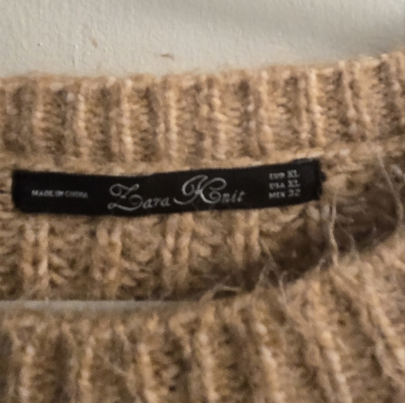 Zara Knit Alpaca Women's Oversized Sweater SizeXL - Picture 8 of 10